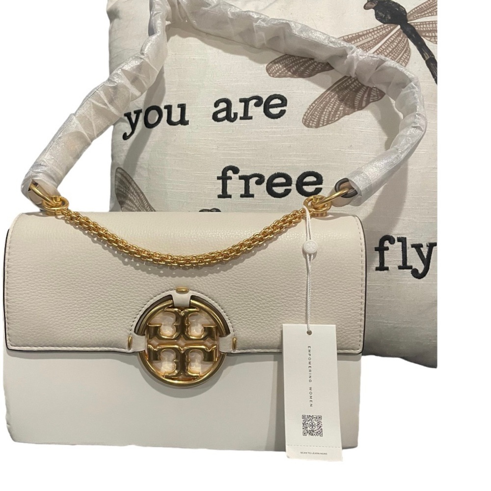 Tory Burch Ivory Shoulder Bag
